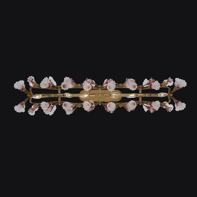 Bella 12-Light Linear Pendant in Antique Brass
