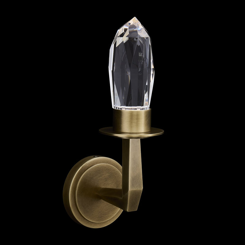 Misto Small LED Wall Sconce in Satin Brass