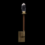 Misto Tall LED Wall Sconce in Satin Brass