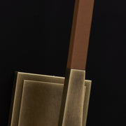 Misto Tall LED Wall Sconce in Satin Brass