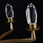 Misto LED Chandelier in Satin Brass