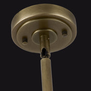 Misto LED Linear Pendant in Satin Brass