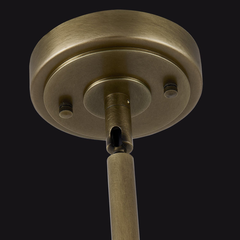Misto LED Linear Pendant in Satin Brass