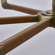 Misto LED Linear Pendant in Satin Brass