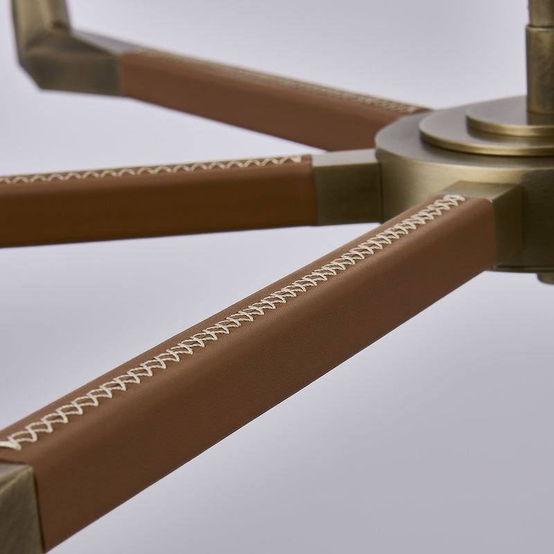 Misto LED Linear Pendant in Satin Brass