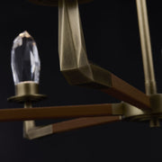 Misto LED Linear Pendant in Satin Brass