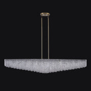 Durant 11-Light Linear Pendant in Winter Brass