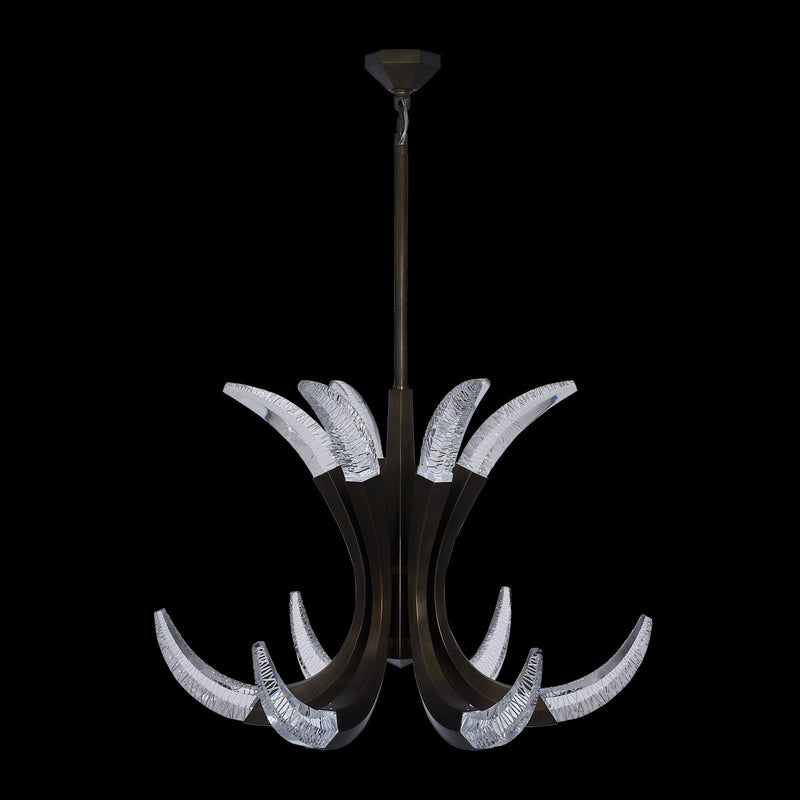 Corna 39" LED Chandelier in Vintage Bronze