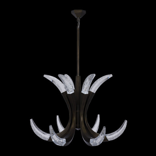 Corna 39" LED Chandelier in Vintage Bronze