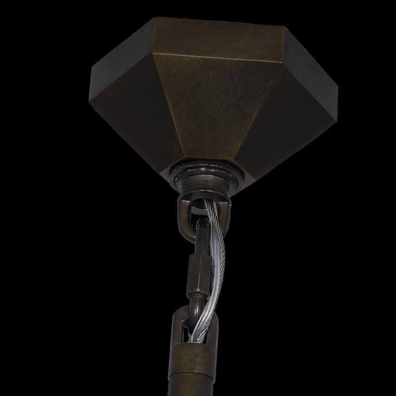 Corna 39" LED Chandelier in Vintage Bronze