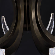 Corna 39" LED Chandelier in Vintage Bronze