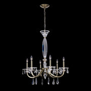 Passo 6-Light Chandelier in Brushed Brass