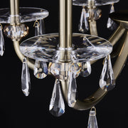 Passo 6-Light Chandelier in Brushed Brass