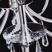 Passo 8-Light Chandelier in Polished Silver