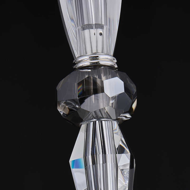 Passo 8-Light Chandelier in Polished Silver