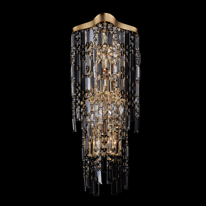 Cadere 6-Light Wall Sconce in Two Tone 18K Gold