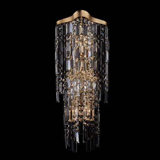 Cadere 6-Light Wall Sconce in Two Tone 18K Gold