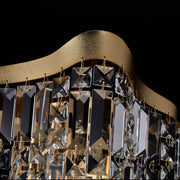 Cadere 6-Light Wall Sconce in Two Tone 18K Gold