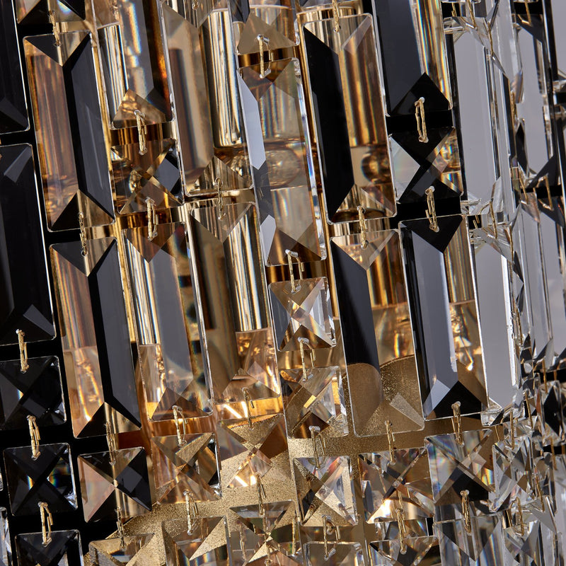 Cadere 6-Light Wall Sconce in Two Tone 18K Gold