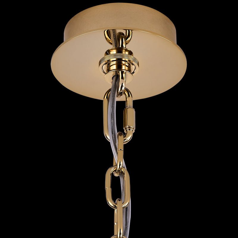 Cadere 42-Light Foyer Chandelier in Two Tone 18K Gold