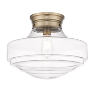 Ingalls 16" Semi-Flush Mount in Modern Brass