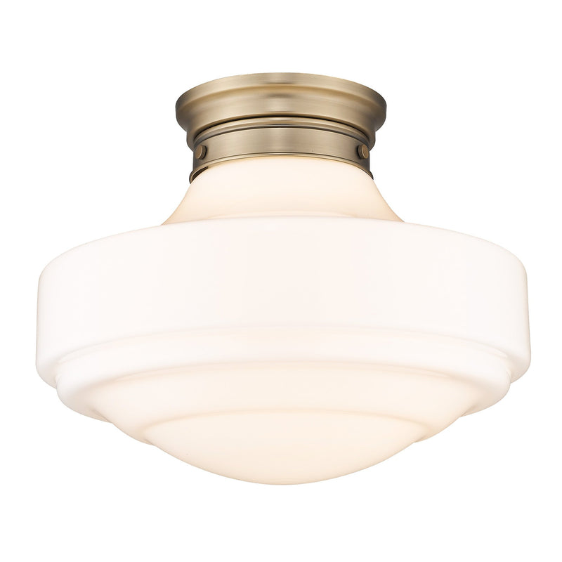 Ingalls 16" Semi-Flush Mount in Modern Brass
