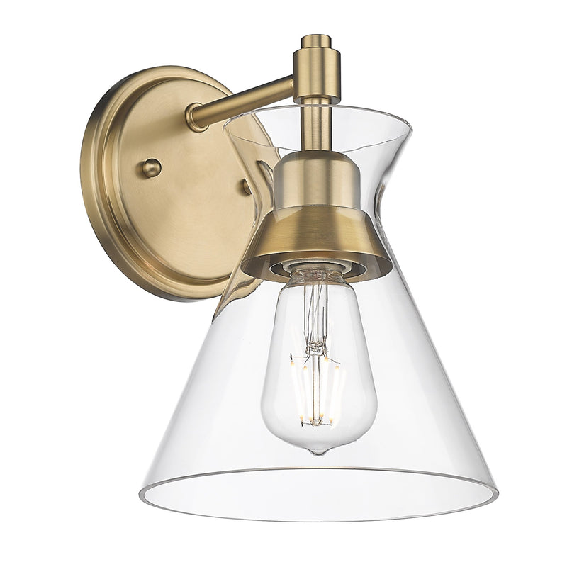 Malta Wall Sconce in Brushed Champagne Brass