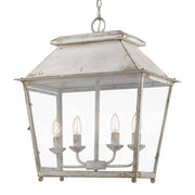 Abingdon 4-Light Lantern Pendant in Antique Ivory