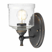 Keating Wall Sconce in Antique Black Iron