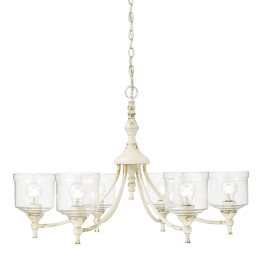 Keating 6-Light Chandelier in Antique Ivory