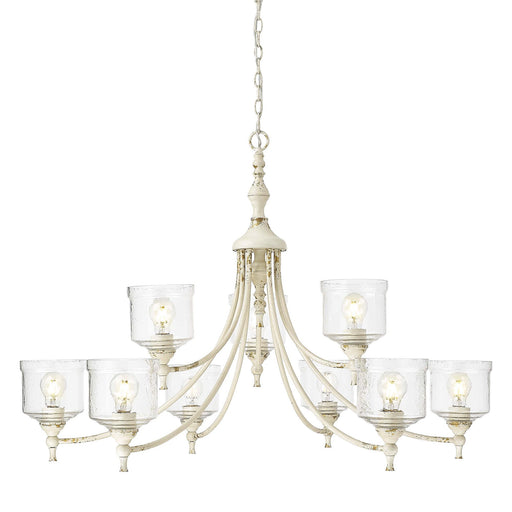 Keating 9-Light Chandelier in Antique Ivory
