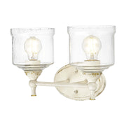 Keating 2-Light Bath Vanity Light in Antique Ivory