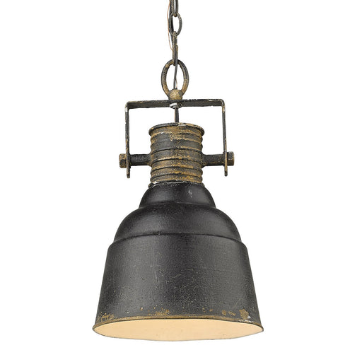 Quarry Pendant in Antique Black Iron