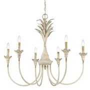 Lillianne 6-Light Chandelier in Antique Ivory