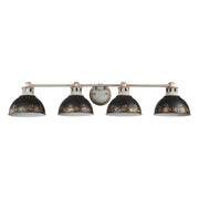 Kinsley 4-Light Bath Vanity Light in Aged Galvanized Steel