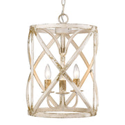 Alcott 3-Light Chandelier in Antique Ivory
