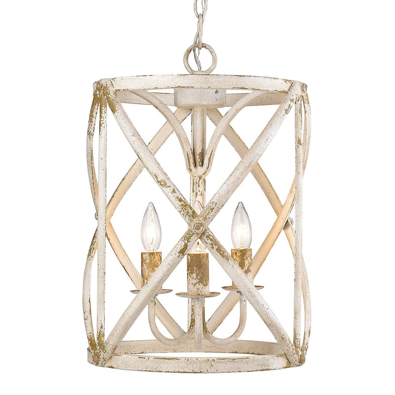 Alcott 3-Light Chandelier in Antique Ivory