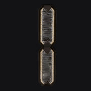 Carato Large LED Outdoor Wall Sconce in Bronze Fluorocarbon