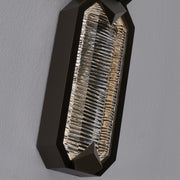 Carato Large LED Outdoor Wall Sconce in Bronze Fluorocarbon