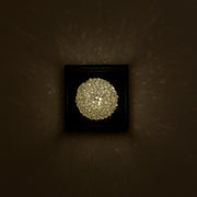 Lina Small Outdoor Wall Sconce in Matte Black
