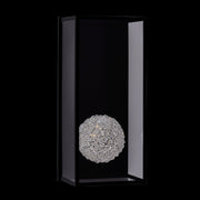 Lina Large Outdoor Wall Sconce in Matte Black