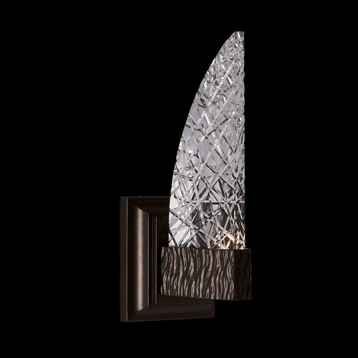 Mezza Small Outdoor Wall Sconce in Matte Black Fluorocarbon