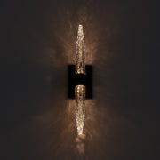 Mezza Large Outdoor Wall Sconce in Matte Black Fluorocarbon