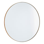 30" Round Mirror in Gold
