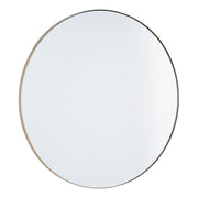 30" Round Mirror in Silver