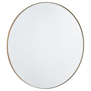 36" Round Mirror in Gold