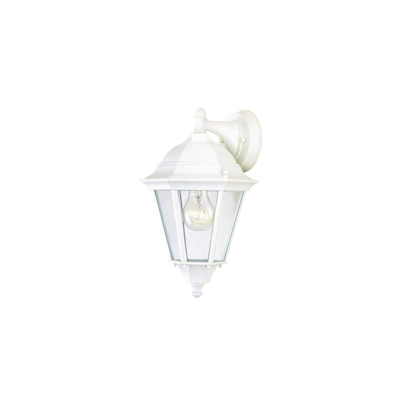 Westlake 1 Light 15" Outdoor Wall Lantern in White