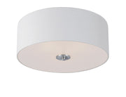 Bongo 3 Light Flush Mount in Satin Nickel