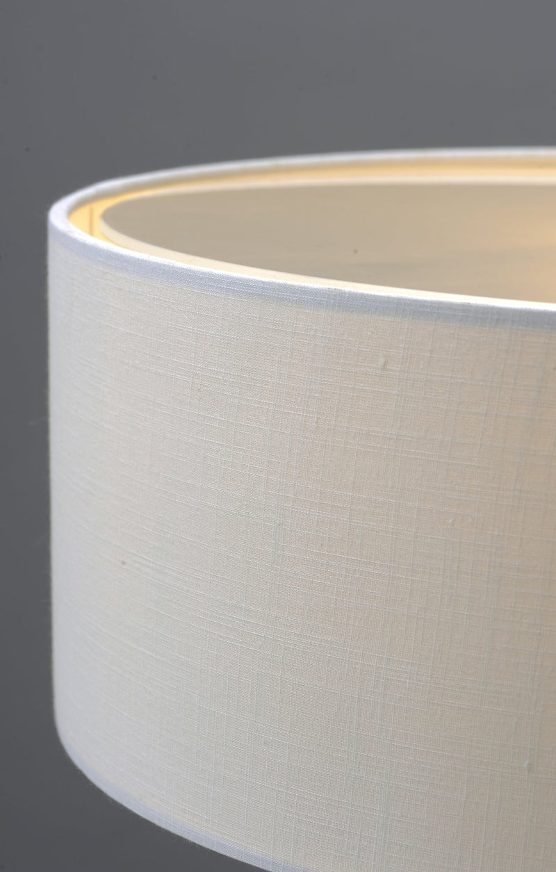 Bongo 3 Light Flush Mount in Satin Nickel