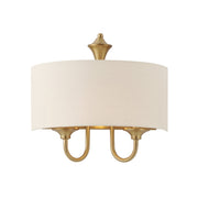 Bongo 1 Light Wall Sconce in Natural Aged Brass